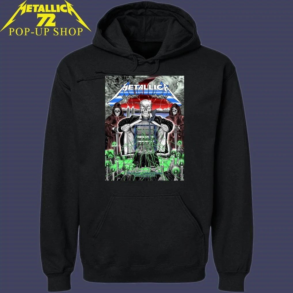 Metallica M72 World Tour May 27 2026 Zurich Switzerland Art By Luca Schenardi T-Shirt