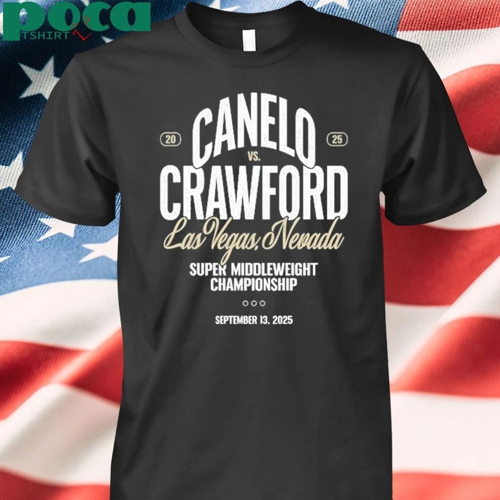 Canelo vs Crawford Super Middleweight Championship T-shirt