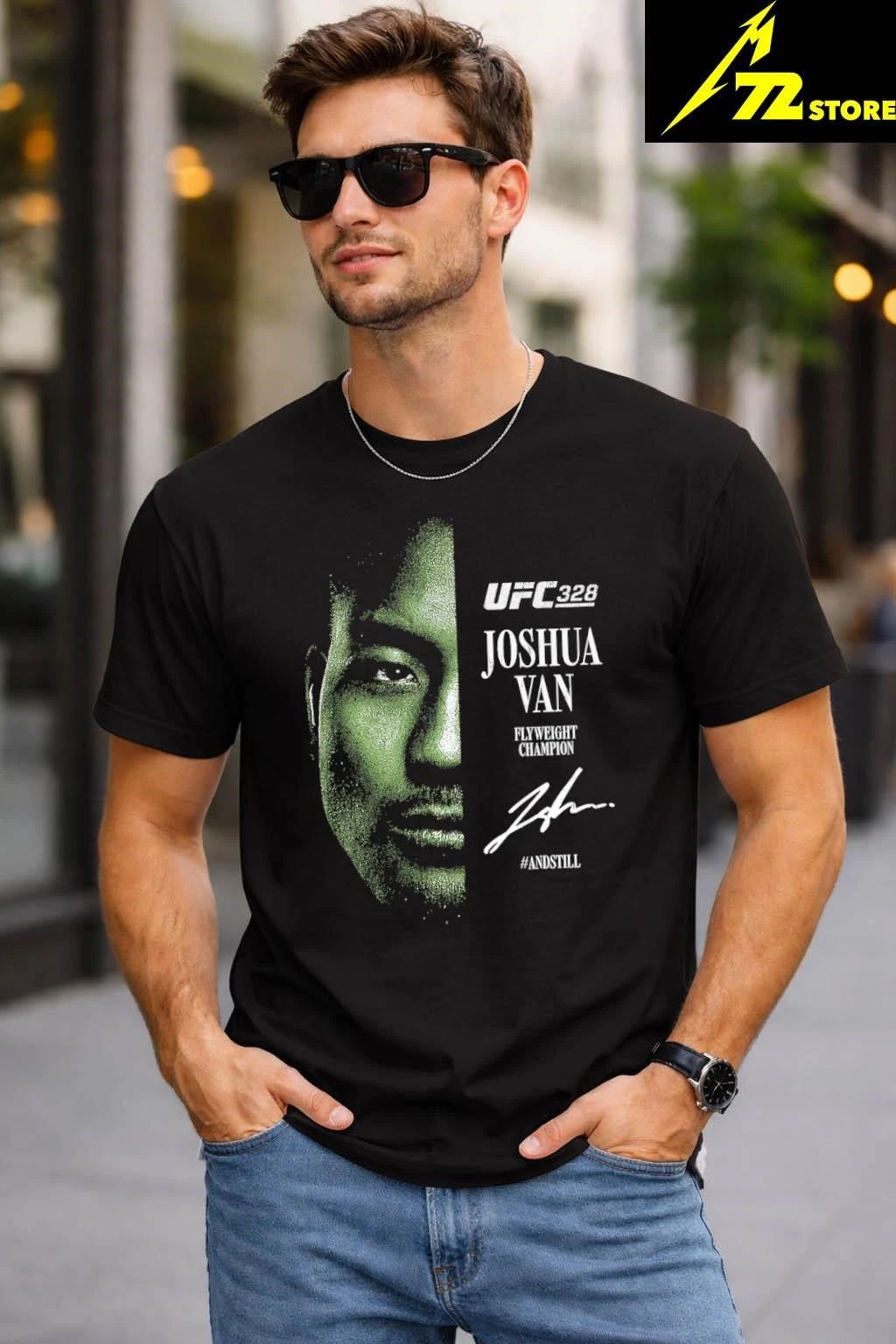 UFC 328 Joshua Van #AndStill Shirt
