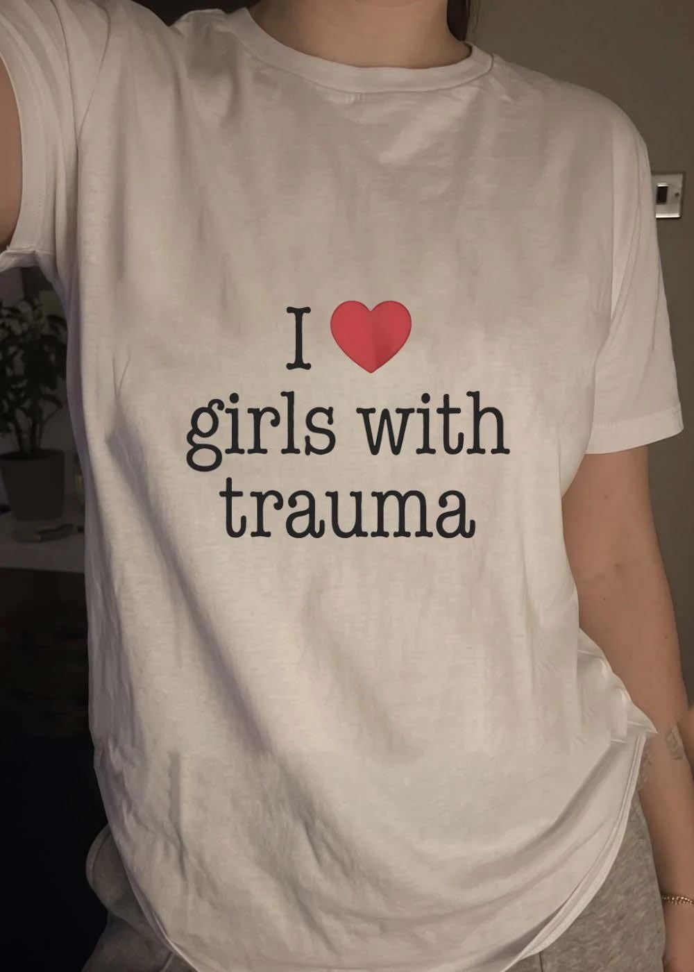 Trauma Survivor Gift I Love Girls with Trauma Shirt