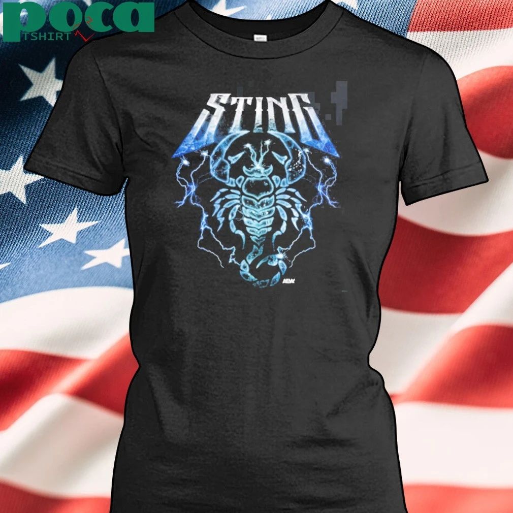 Sting AEW The Icon Lightning Scorpion T-Shirt