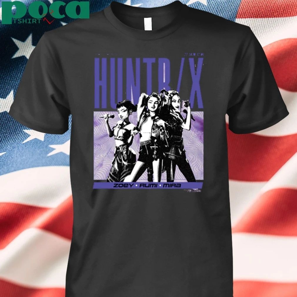 Kpop Demon Hunters Mira Rumi Zoey Tie Dye T-shirt
