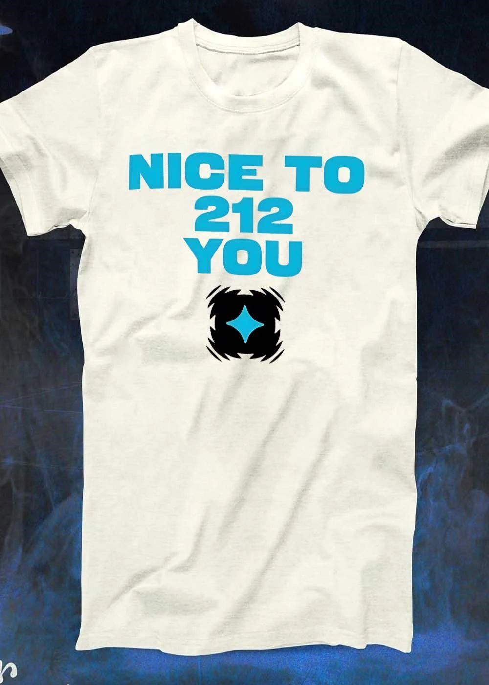 New York City Apparel Nice to 212 You White shirt