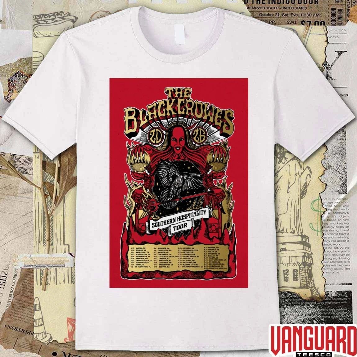 The Black Crowes Southern Hospitality Tour 2026 Poster t-shirt
