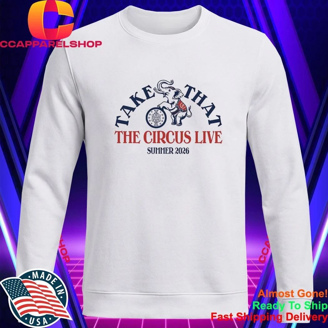 Take That Merch The Circus Live Tour 2026 Summer Elephant Shirt