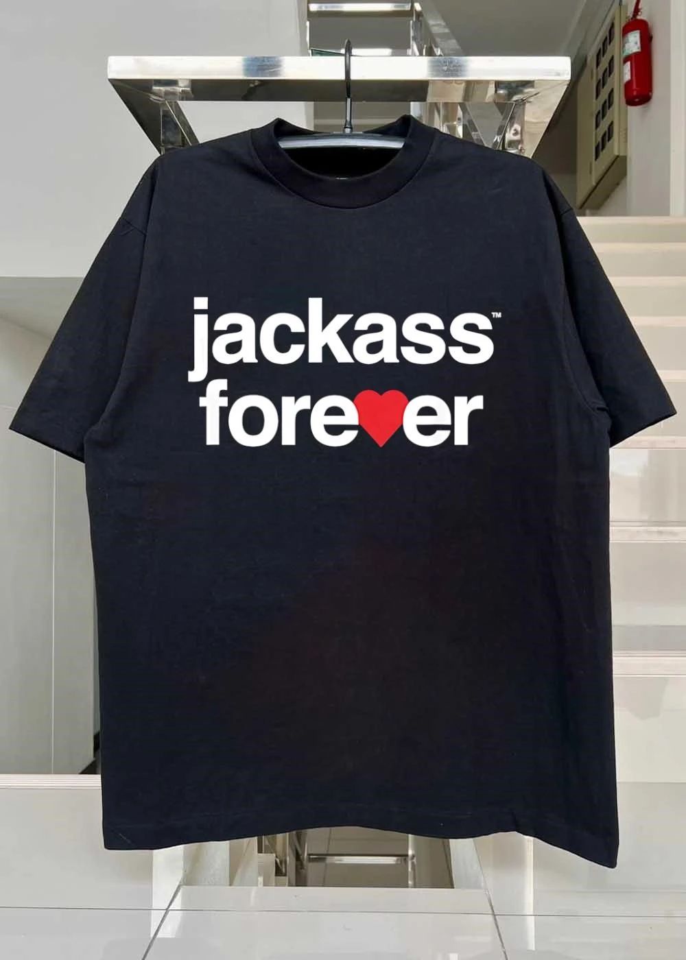 Jackass Forever Logo Black T-Shirt