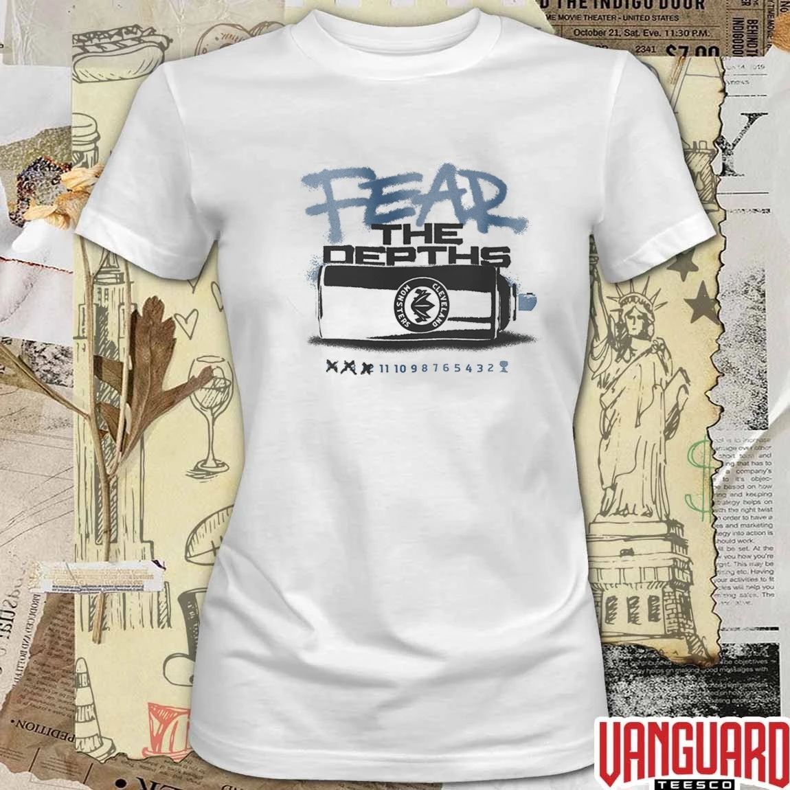 2026 Fear The Depths Cleveland Monsters t-shirt