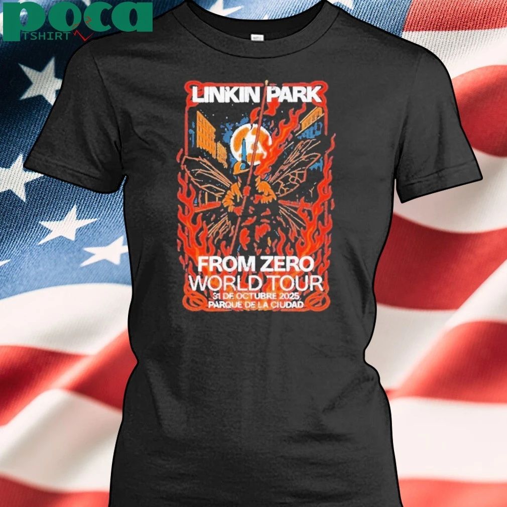 Linkin Park Buenos Aires Event Poster On October 31 2025 At Parque De La Ciudad From Zero World Tour 2025 shirt
