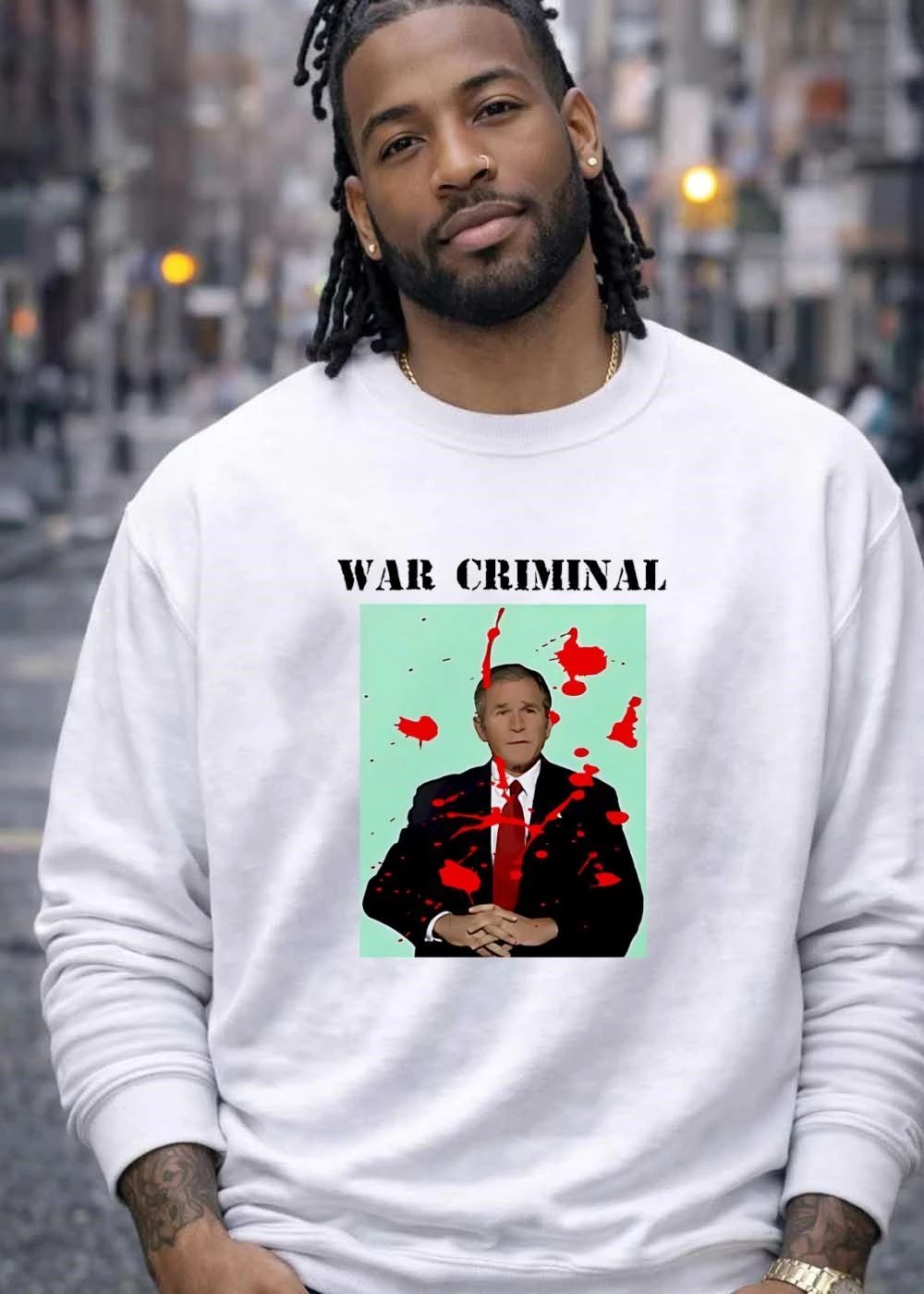 George W. Bush War Criminal poster shirt