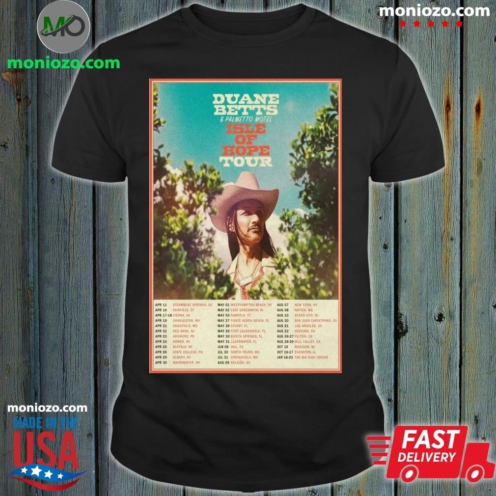 Duane Betts 2026 Isle Of Hope Tour Poster Shirt