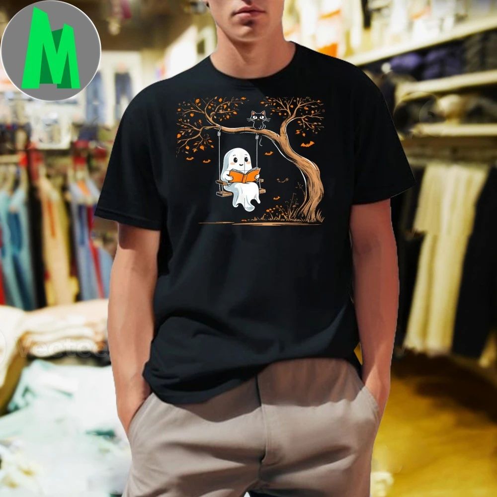 Ghost Swing Reading Book Shirt