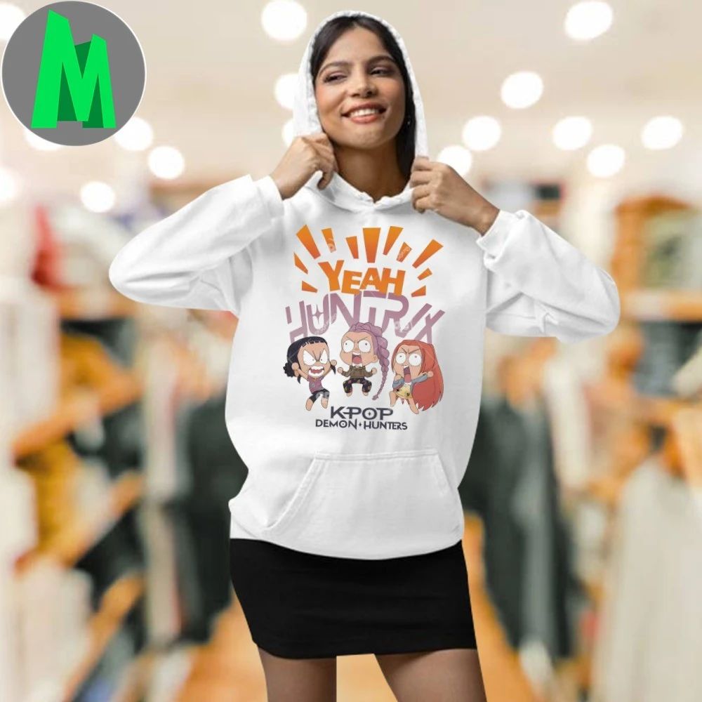 Huntrix Chibi Yeah Kpop Demon Hunters Cute Huntrix Shirt