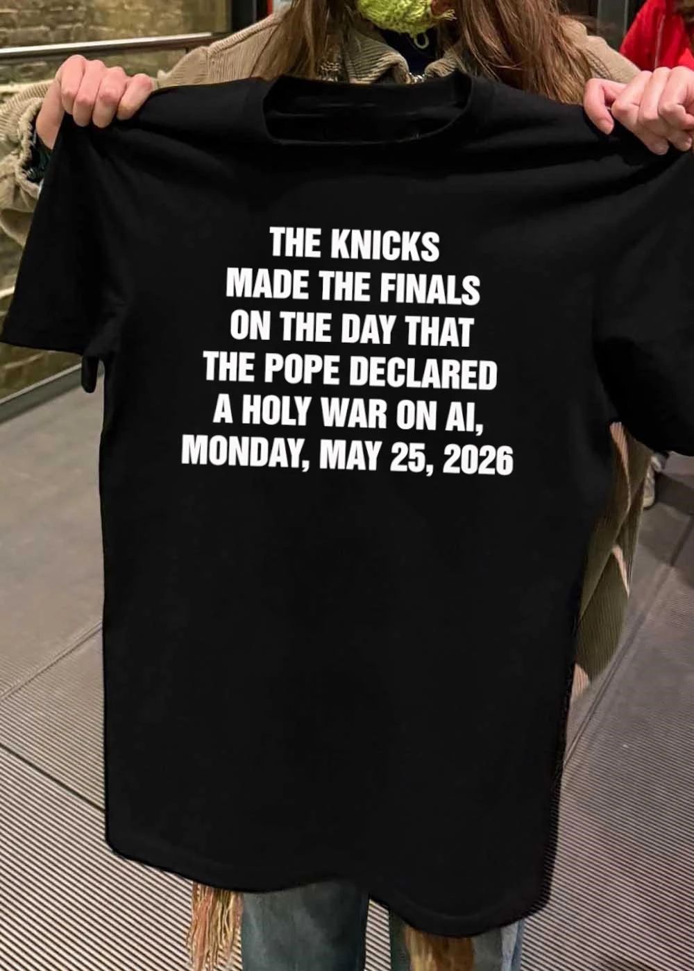 Knicks Finals Pope Declared Holy War AI 2026 Shirt