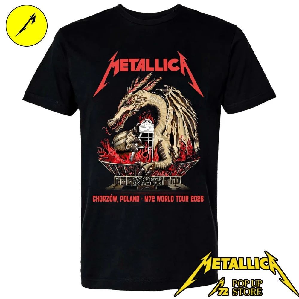 Metallica Chorzów Stadion Śląski, Poland May 9, 2026 Gojira and Knocked Loose By Karol Banach Shirt