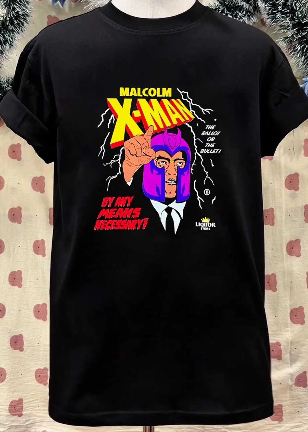 Malcolm X Magneto X-Men Malcolm X-Man the Ballot or the Bullet by Any Means shirt