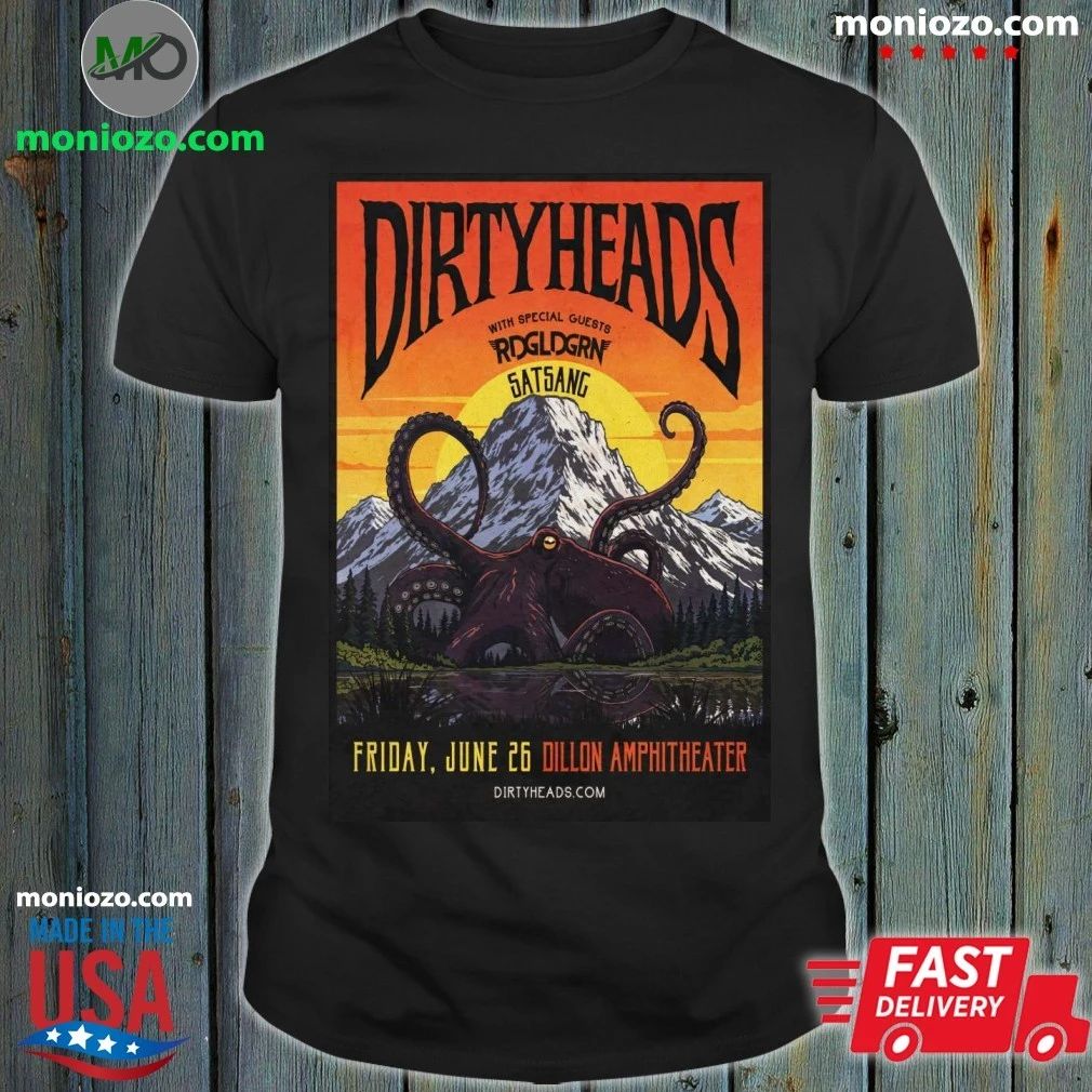 Original Dirty Heads Dillon Amphitheater June 26, 2026 Poster Shirt