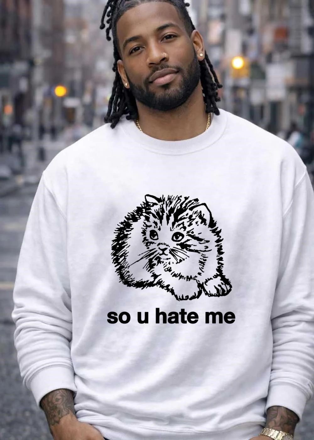 Sad Fluffy Kitten So U Hate Me Shirt