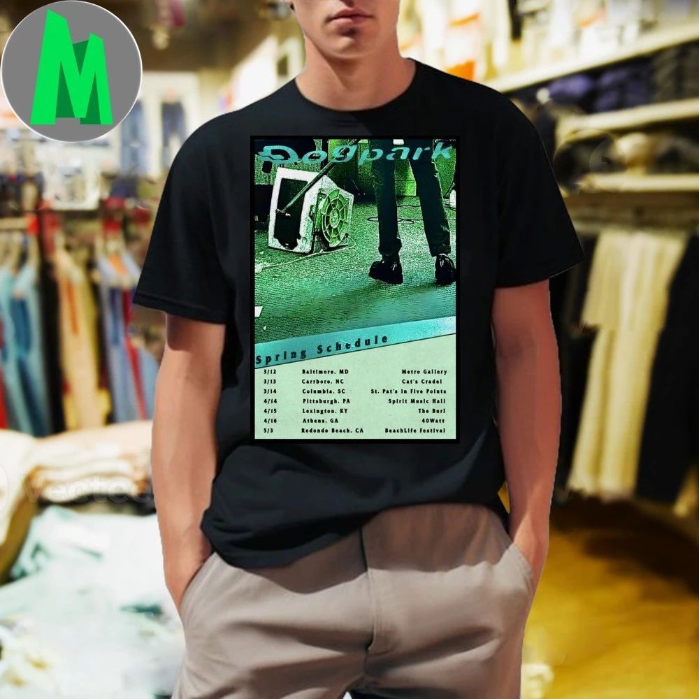 Original Dogpark Spring Schedule Shows 2026 Poster Shirt