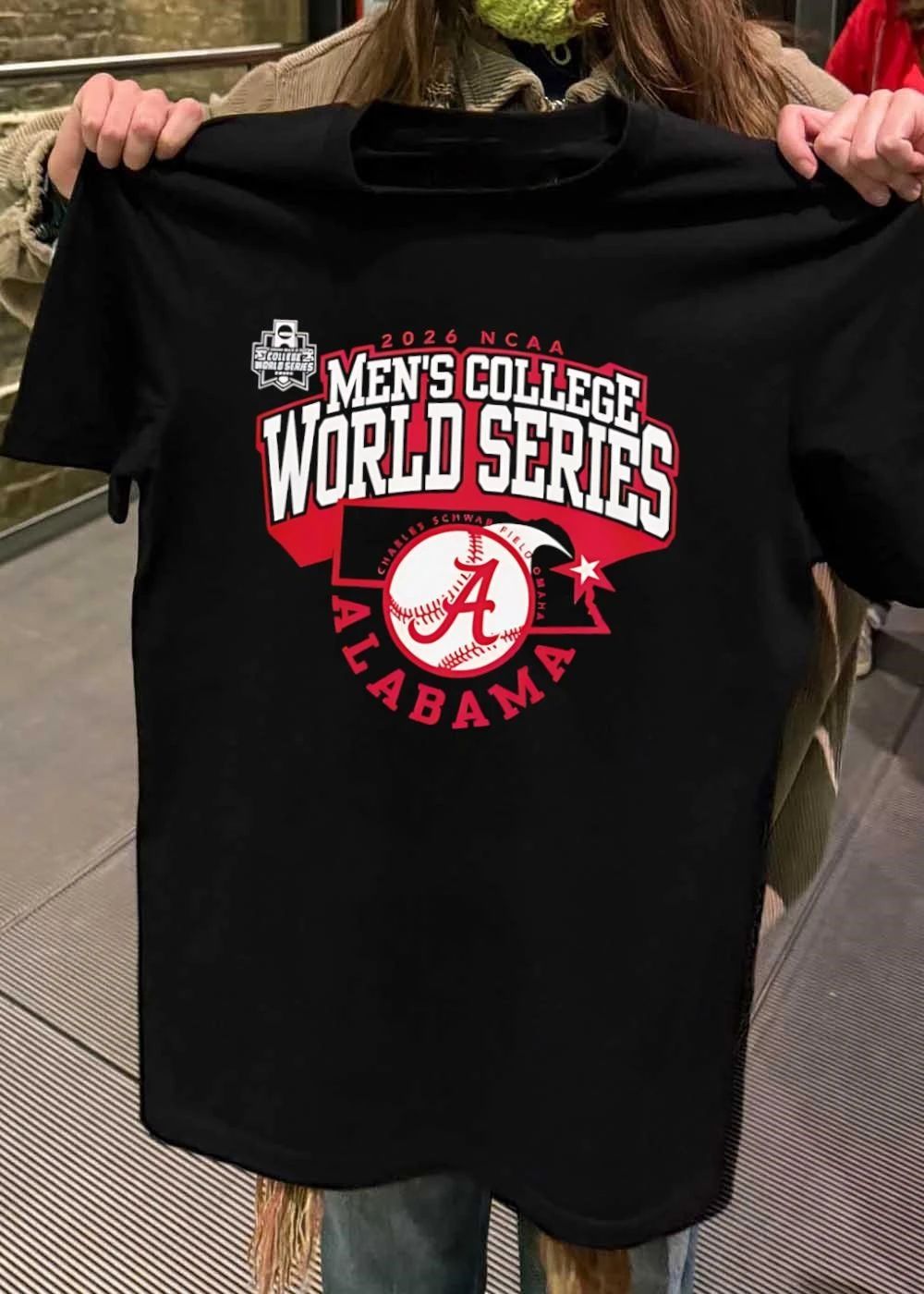 2026 NCAA Men’s College World Series Alabama Shirt
