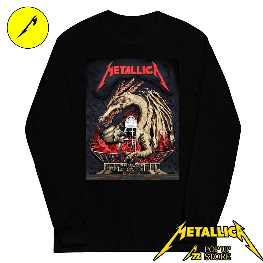 Metallica at Stadion Śląski in Chorzów, Poland, on May 19, 2026 The Silesian Dragon Shirt