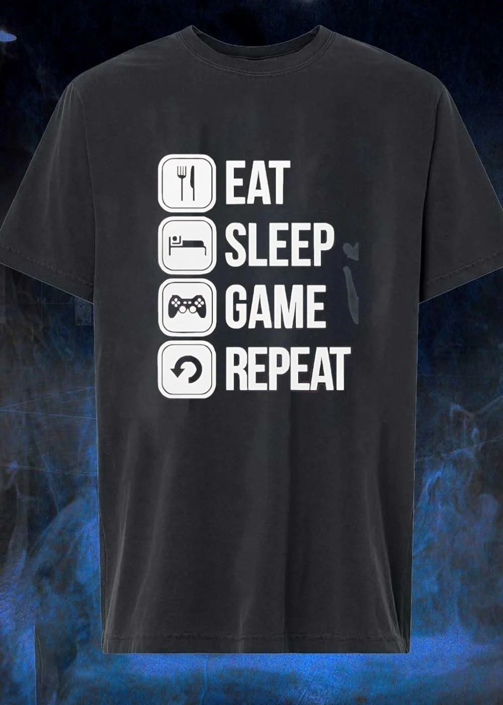 Eat Sleep Game Repeat Gaming T-Shirt