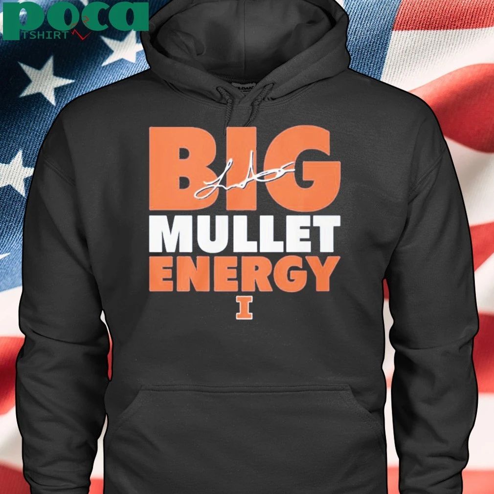 Luke Altmyer Big Mullet Energy Signature And Logo Shirt