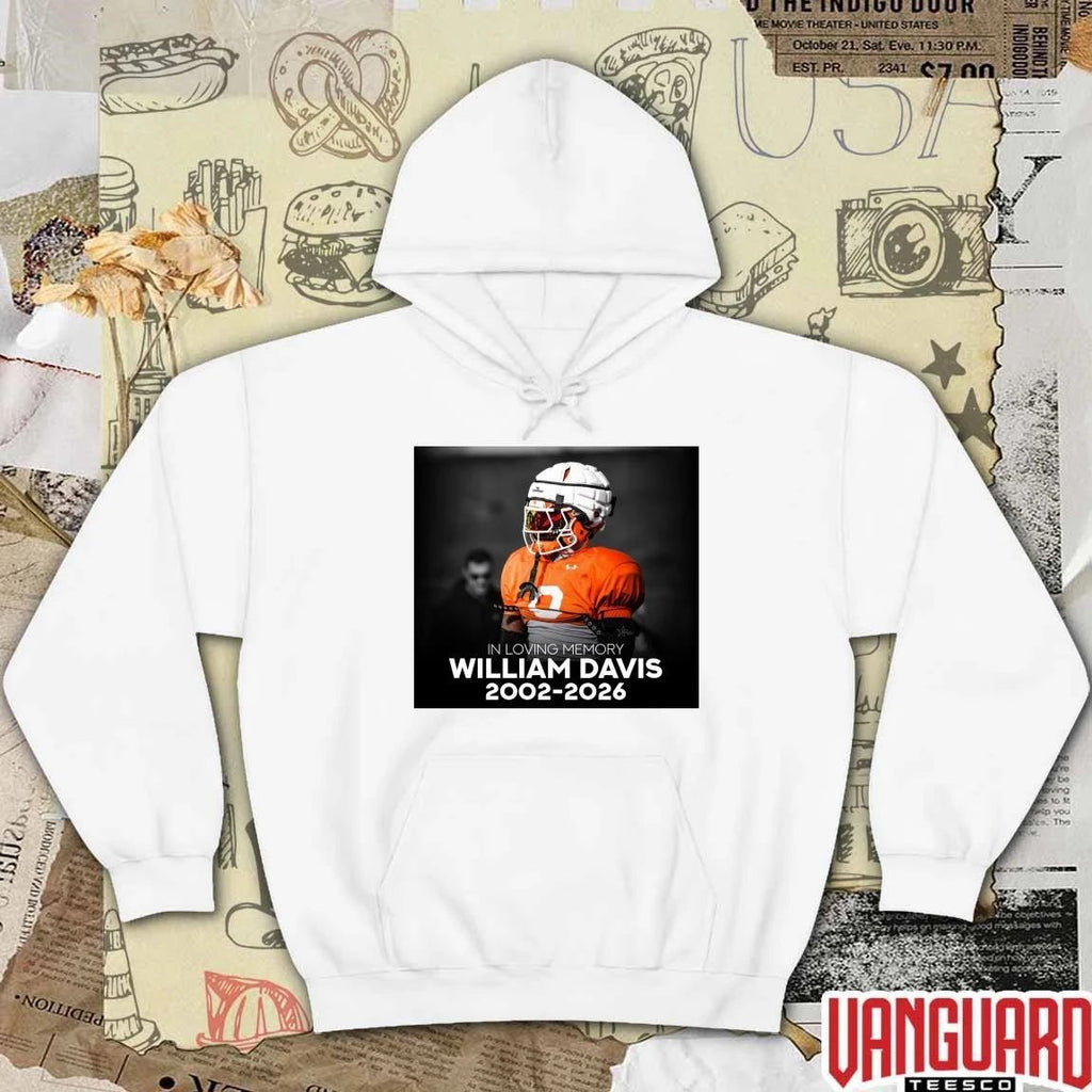 In Loving Memory William Davis 2002 – 2026 Texas Football Life Poster t-shirt
