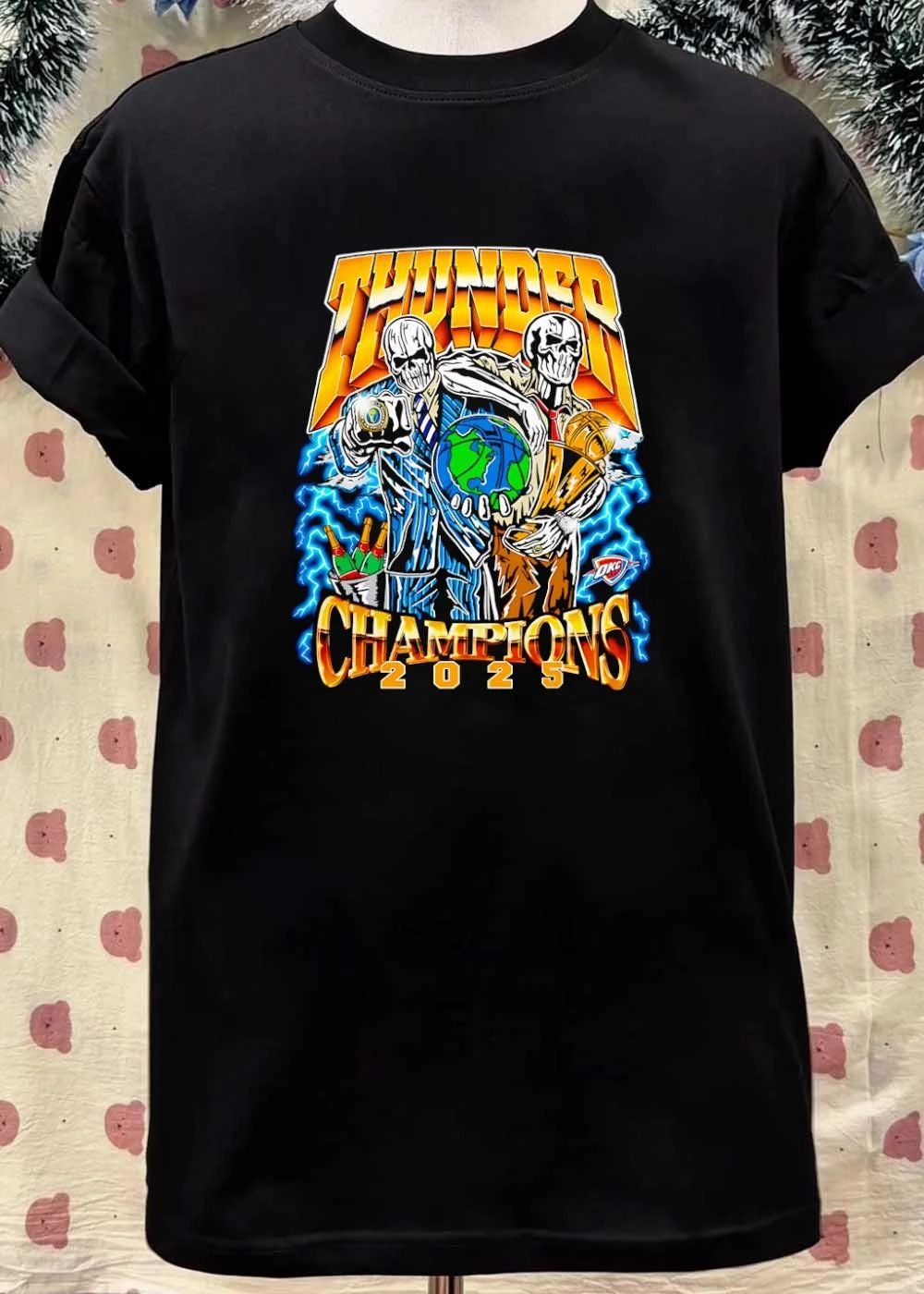 Oklahoma City Thunder 2025 World Champions NBA THUNDER CHAMPIONS 2025 shirt