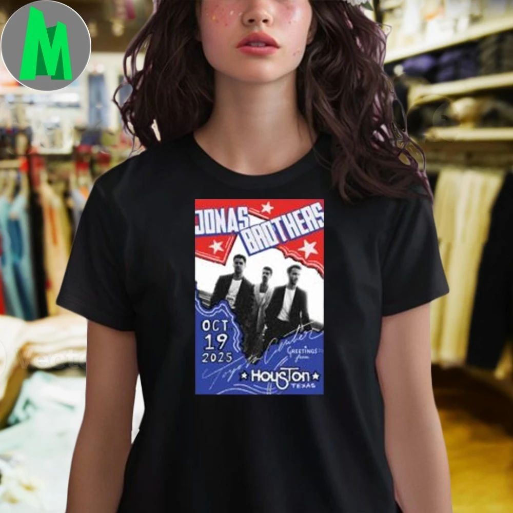 Jonas Brothers Greetings From Your Hometown Houston Tx Shirt