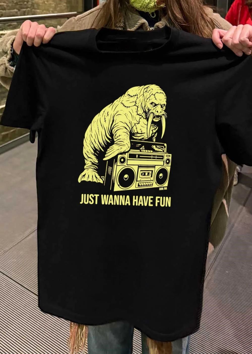 Walrus DJ Just Wanna Have Fun music shirt