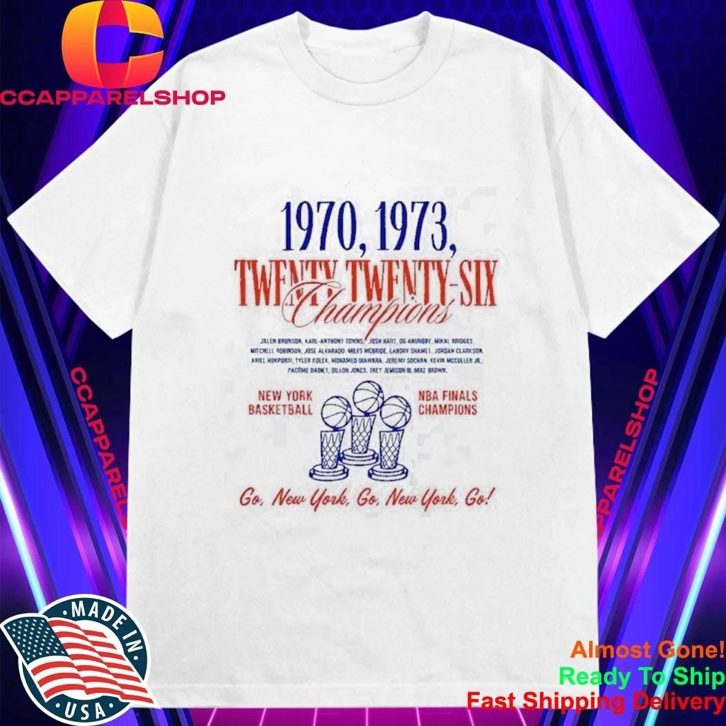 2026 Knicks NBA Finals Champions Fan Celebration Shirt