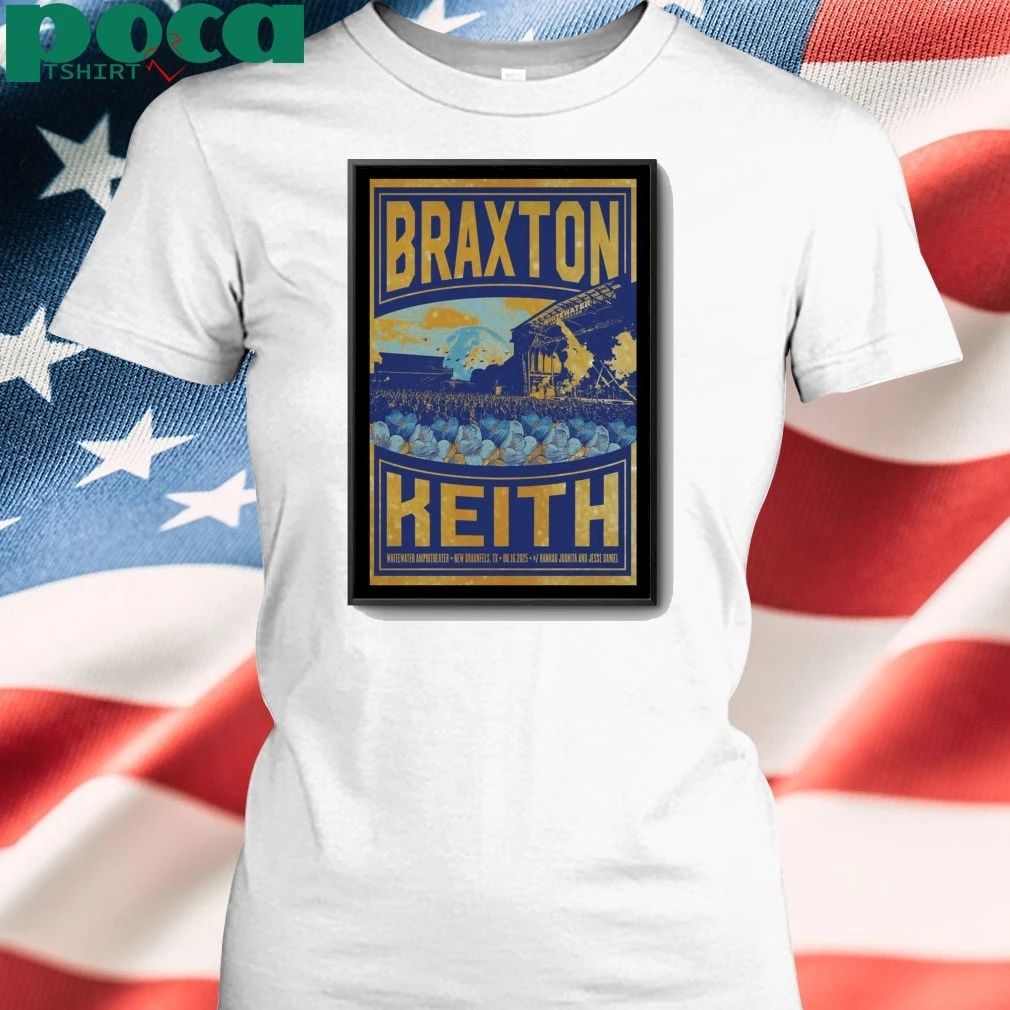 Concert New Braunfels, TX 2025 Braxton Keith Poster shirt