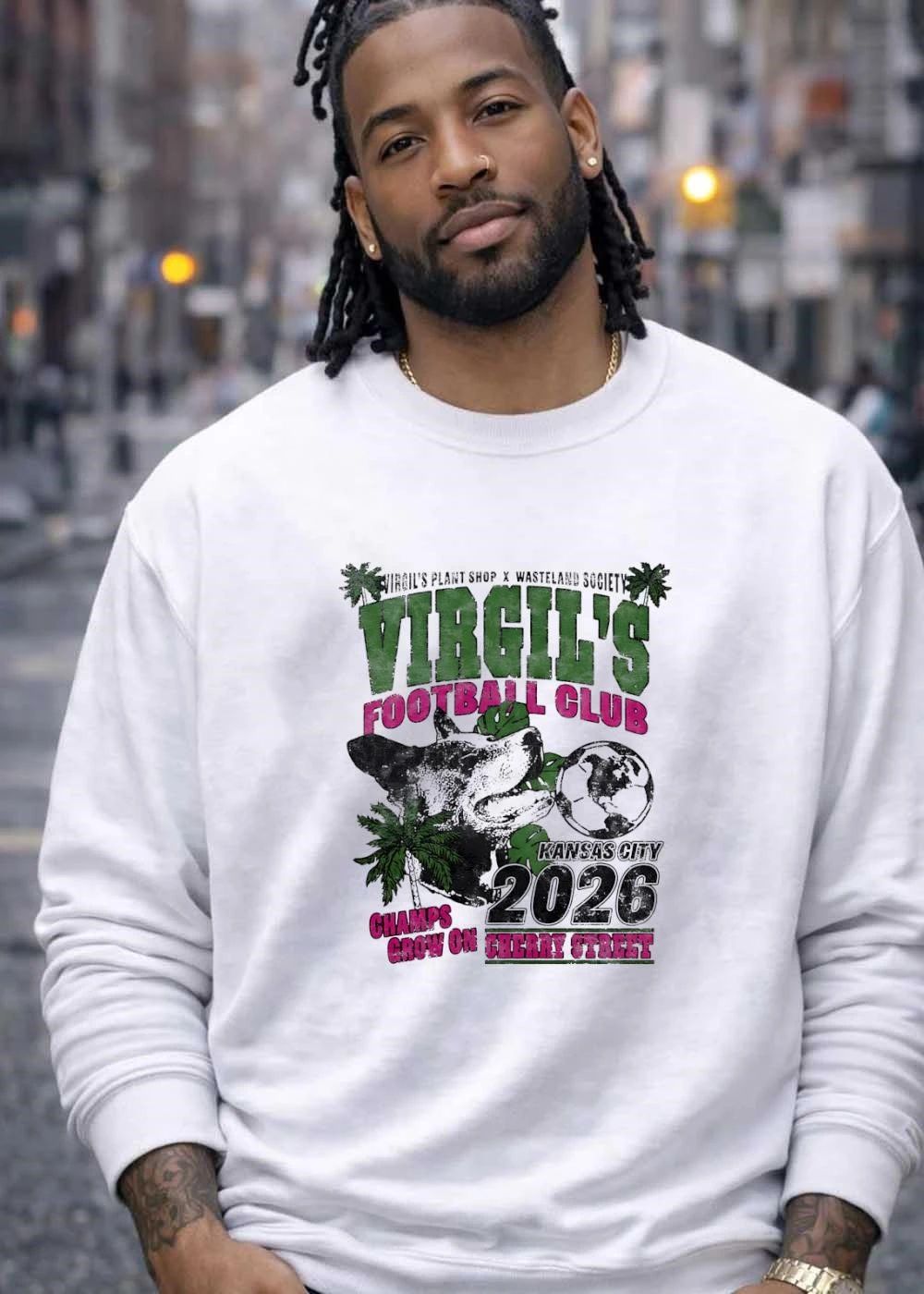 Virgil’s Plant Shop X Wasteland Society Virgil’s Football Club Kansas City 2026 shirt