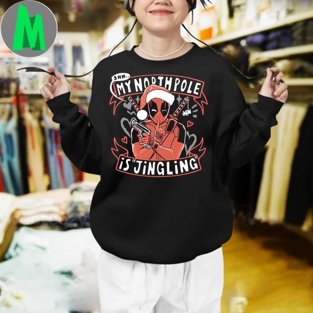 Deadpool Christmas By North Pole Is Jingling Shirt