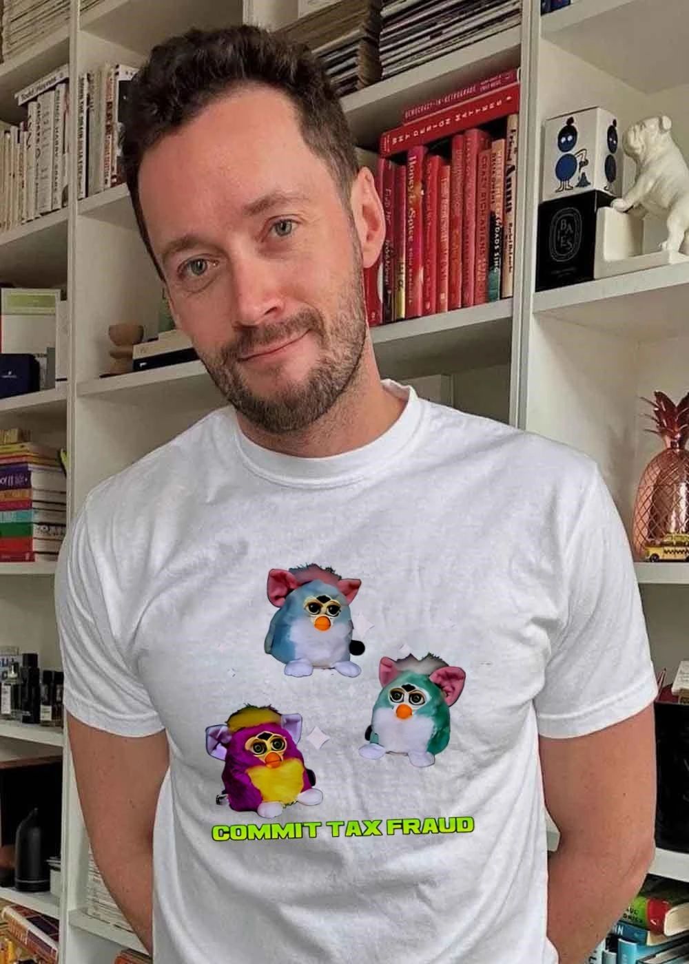 Furby Aesthetic Commit Tax Fraud T-Shirt