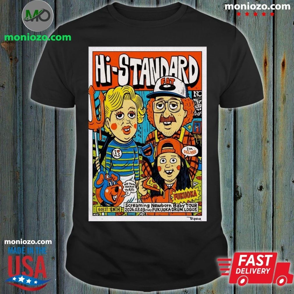 Hi Standard Fukuoka Japan March 3 2026 Poster Shirt