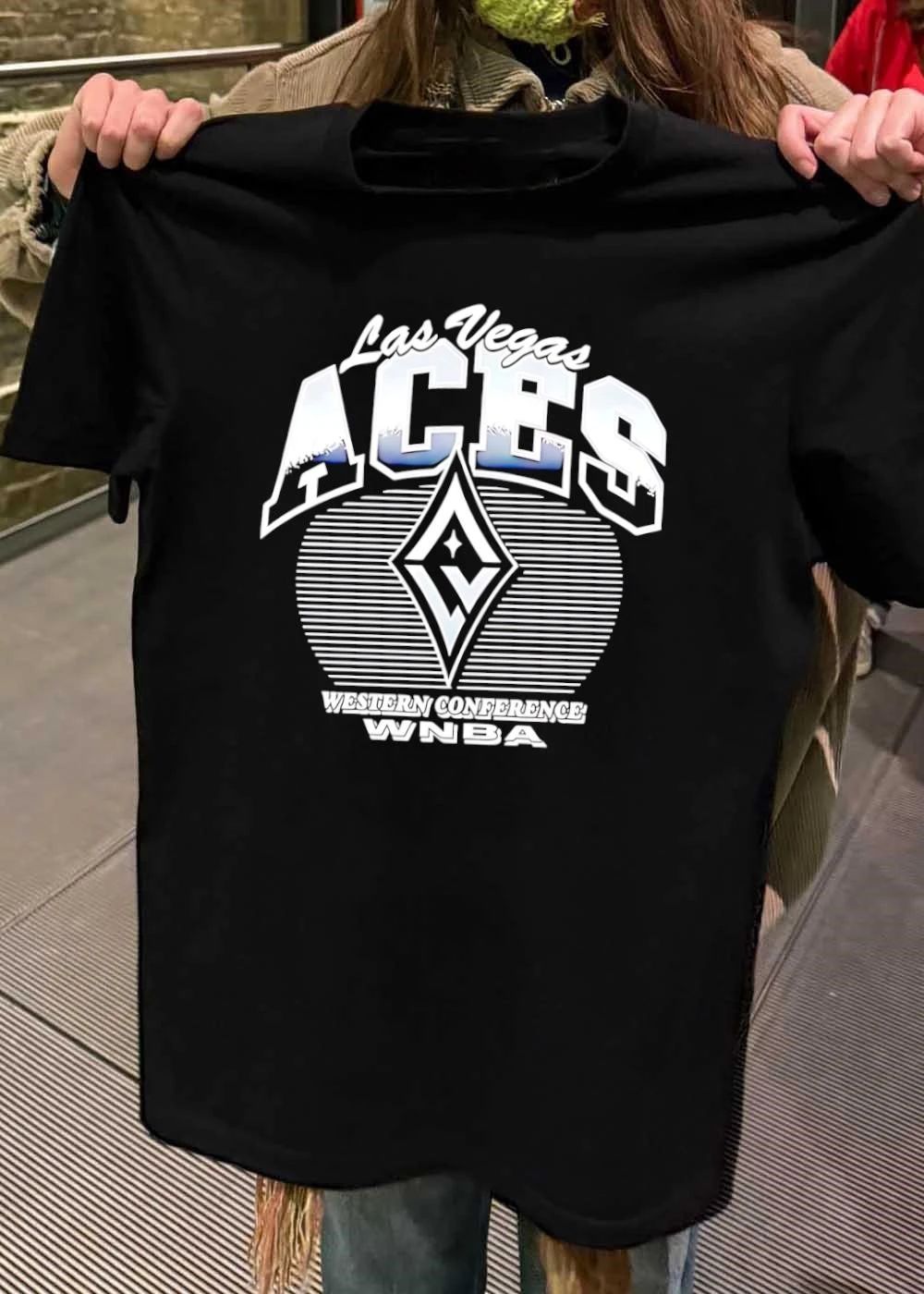 Las Vegas Aces Western Conference WNBA Black Short Sleeve T-Shirt
