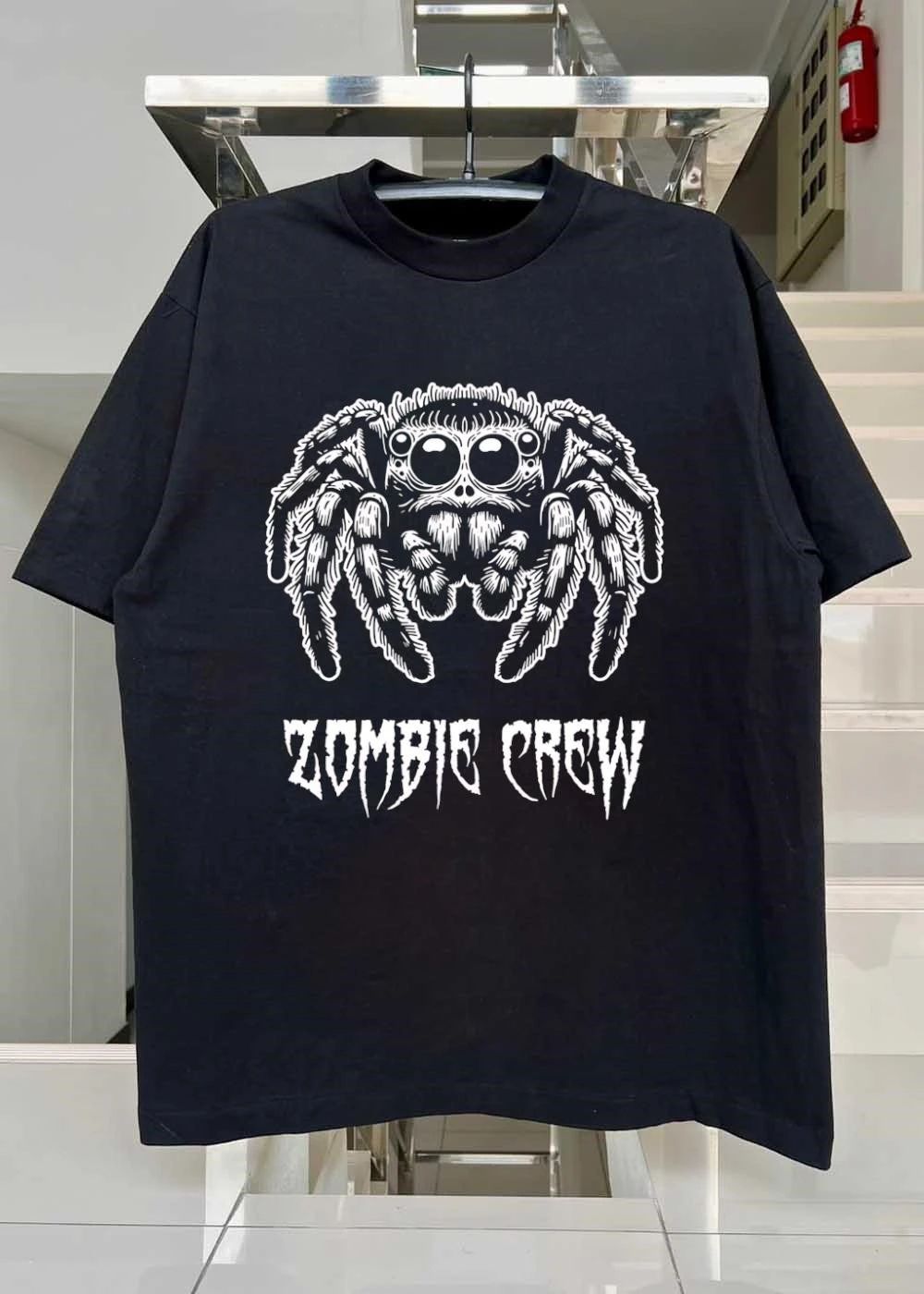 Jumping spider arachnid invertebrate animal Zombie Crew creatures shirt