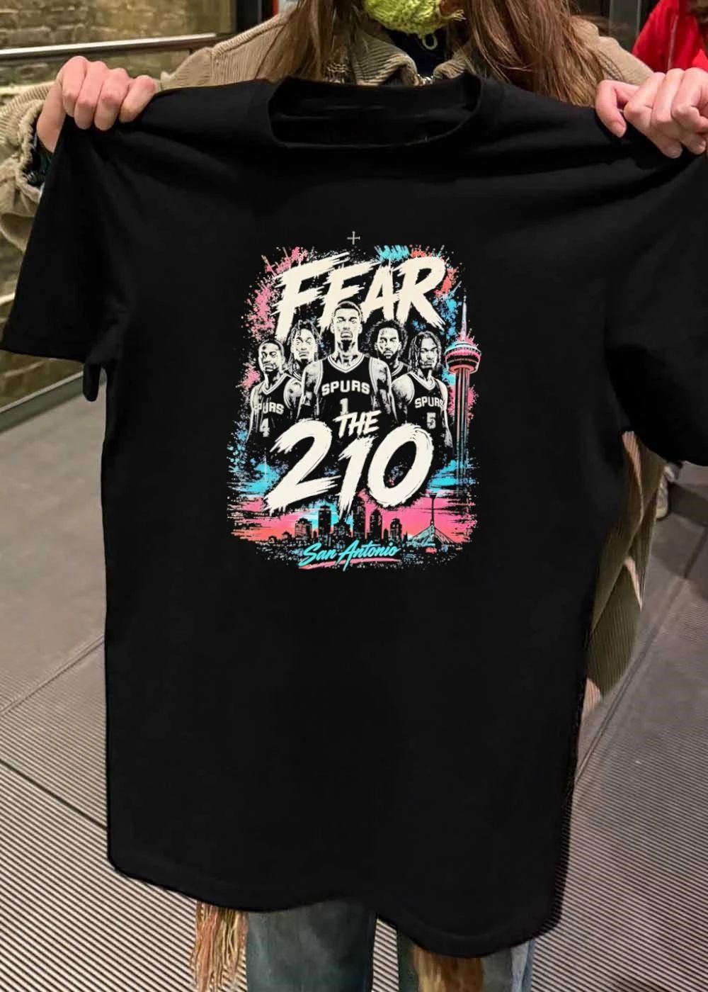 Fear the 210 San Antonio Spurs Basketball T-Shirt