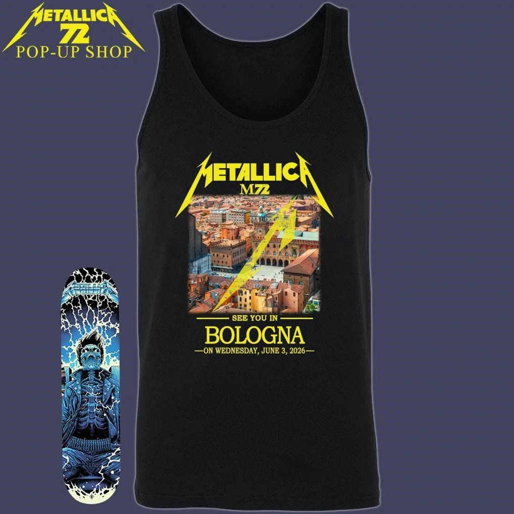 Metallica M72 See You In Bologna June 3, 2026 T-Shirt