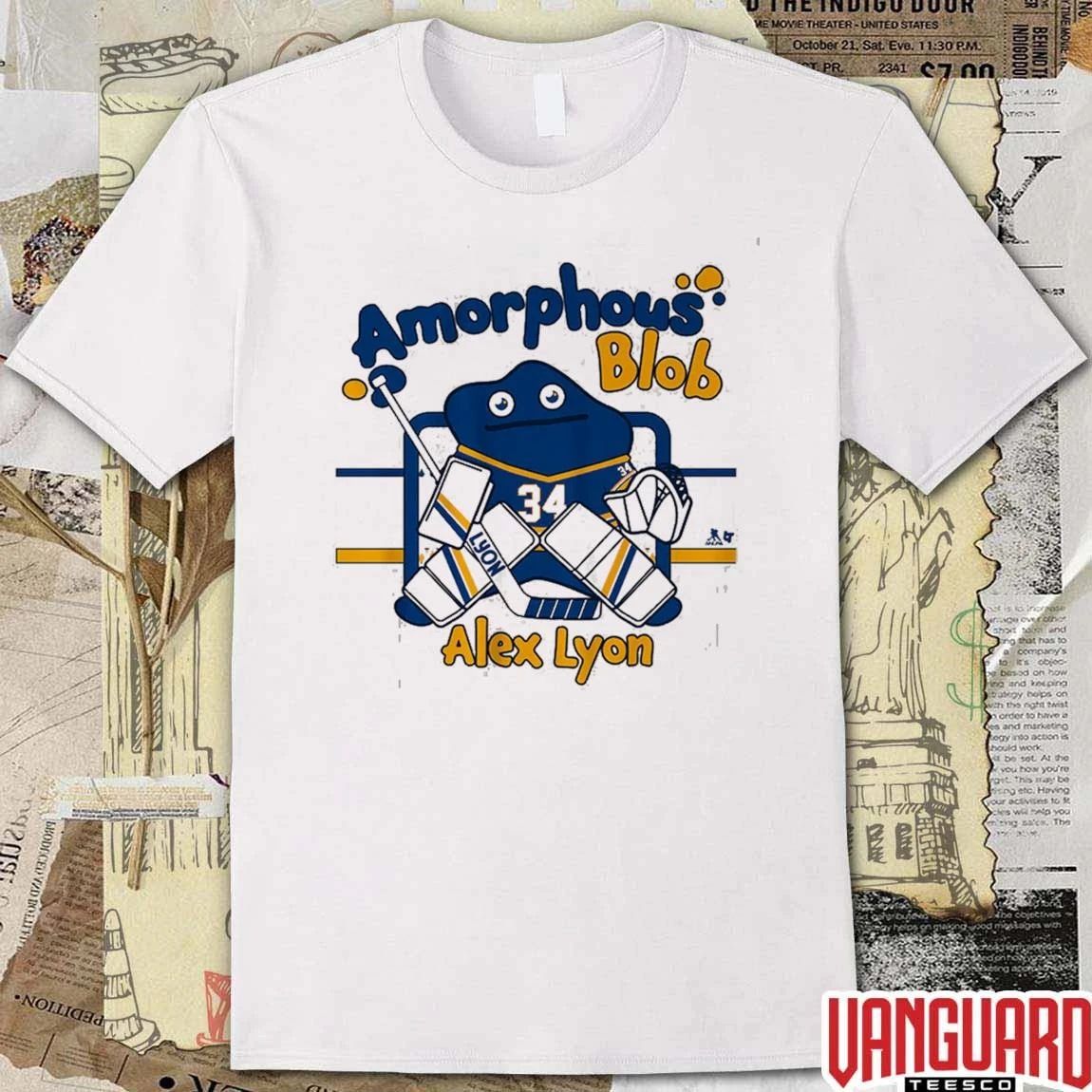 Alex Lyon Amorphous Blob Buffalo Sabres NHL Signature t-shirt