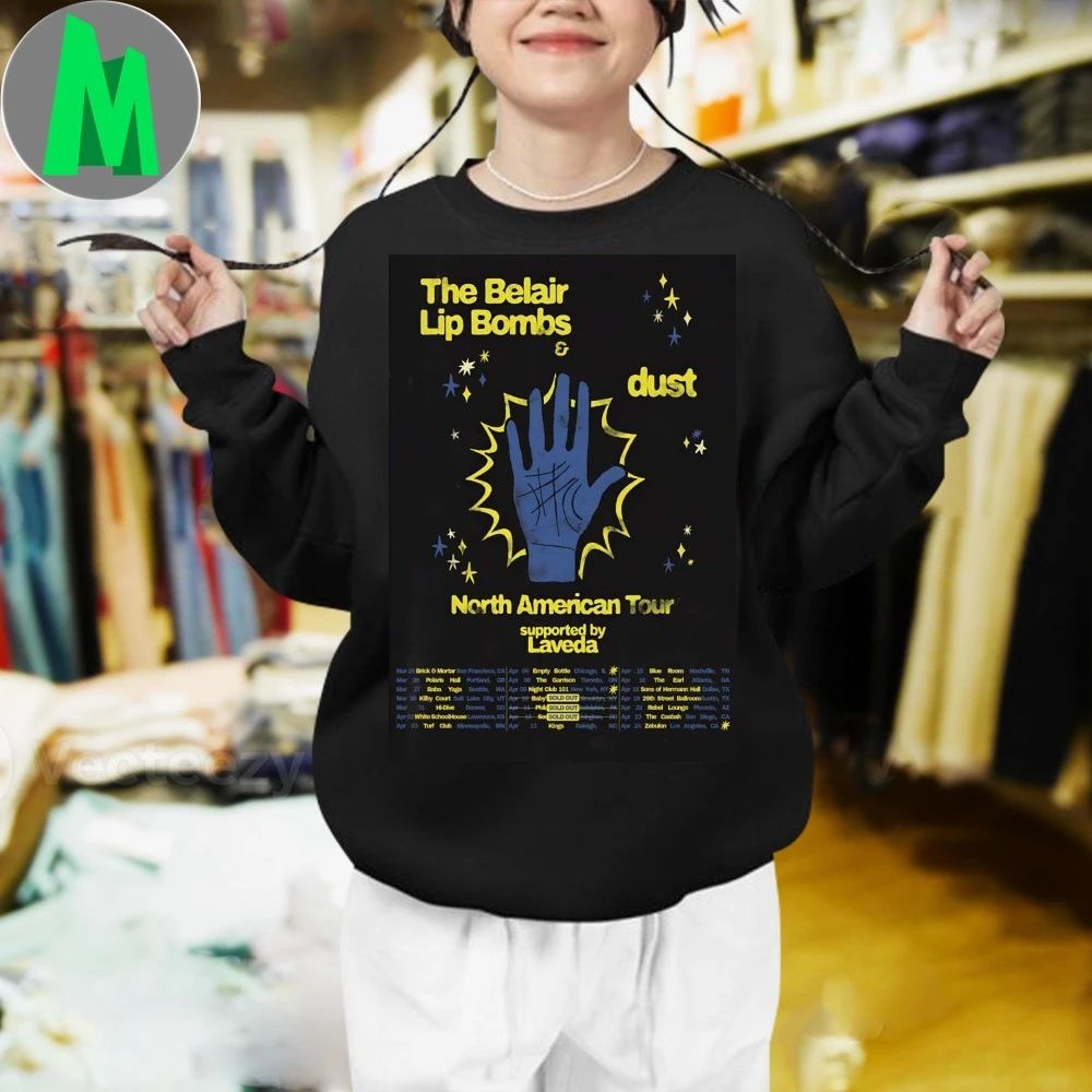 The Belair Lip Bombs Tour North American 2026 Poster Shirt