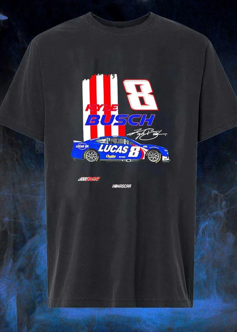 Kyle Busch Rowdy 8 RCR Lucas Oil NASCAR 2026 Season Race Car Driver Shirt