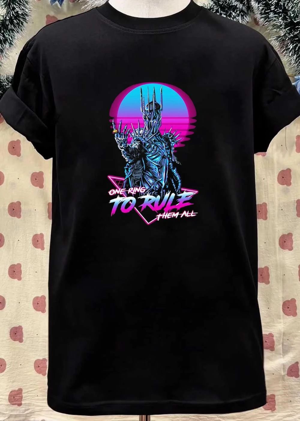 Sauron Retro Vaporwave One Ring to Rule Them All T-Shirt