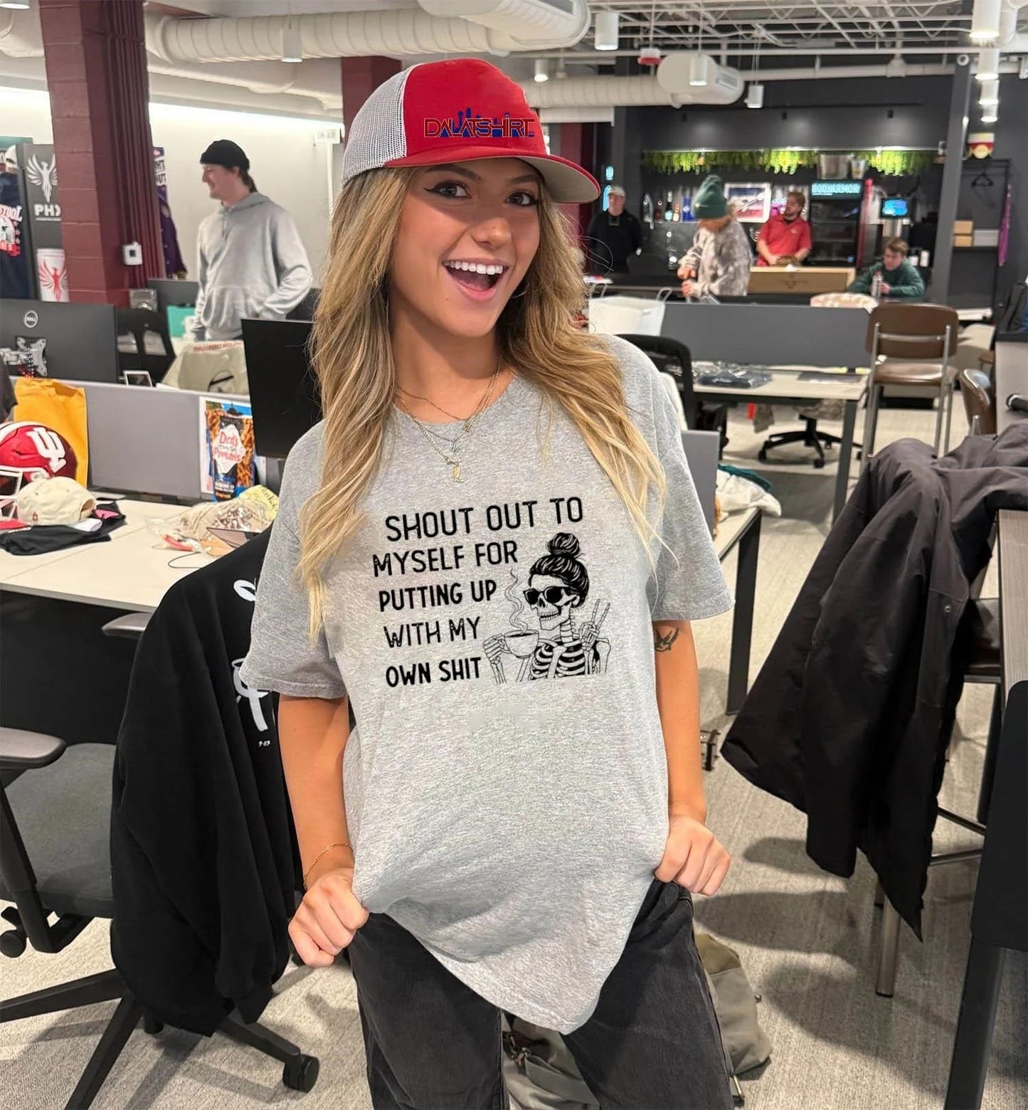 Shout Out to Myself for Putting Up With My Own Shit shirt
