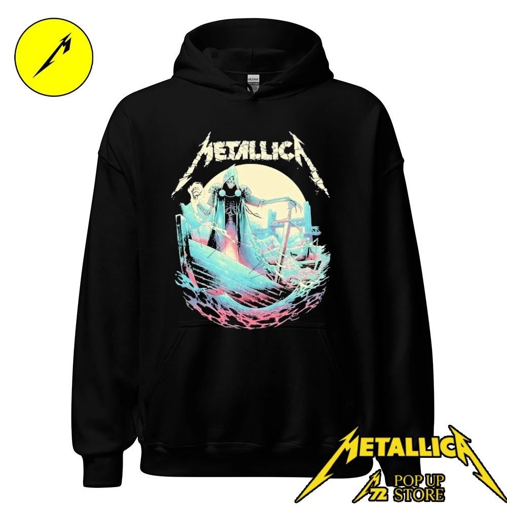 Metallica Pop-up Shop M72 European World Tour 2026 Grim Reaper Shirt
