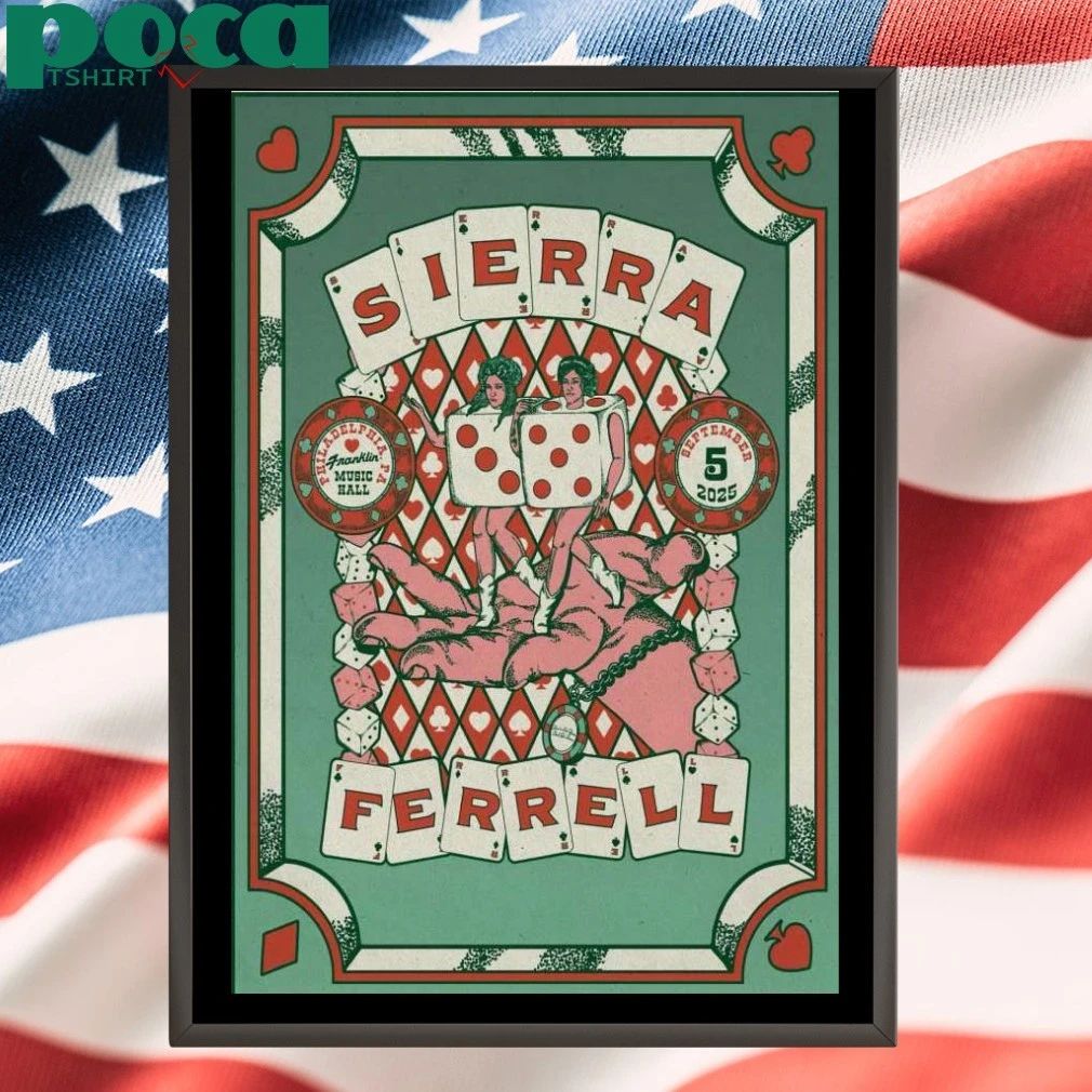 Sierra Ferrell At Franklin Music Hall On Sept 5 2025 Poster T-shirt