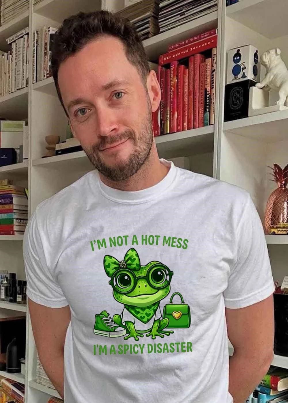 I’m Not A Hot Mess I’m A Spicy Disaster Frog shirt