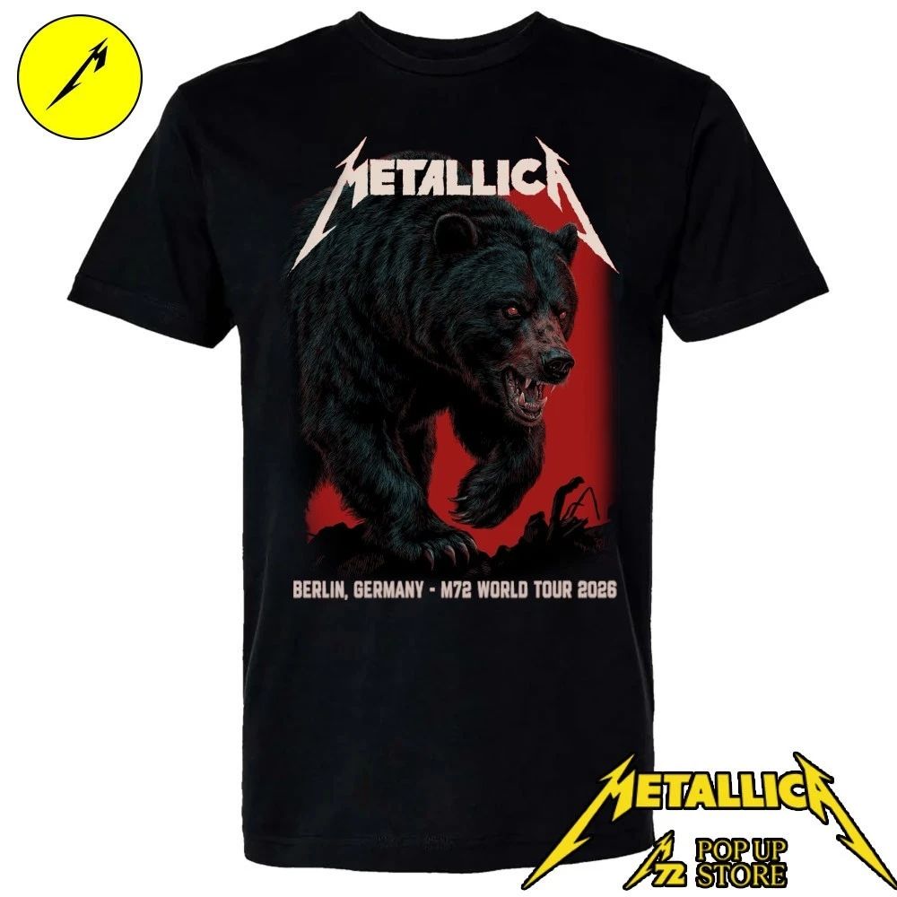 Metallica Berlin Pop-Up Store Shirt (M72 Tour 2026)