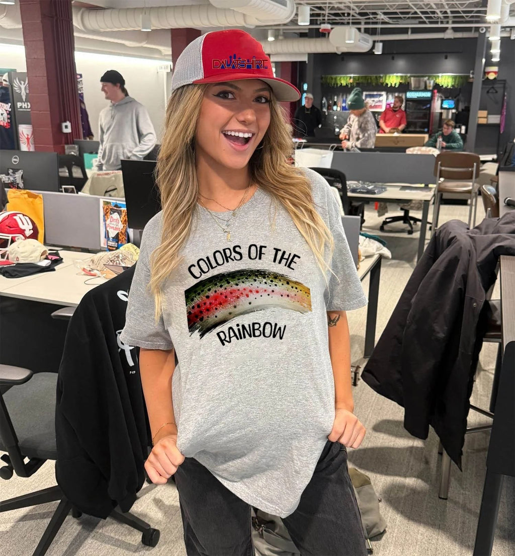 Colors Of The Rainbow Rainbow Trout Fish shirt